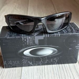 Oakley Standard Issue Fives Squared® Matte Black Frame Warm Grey Lenses